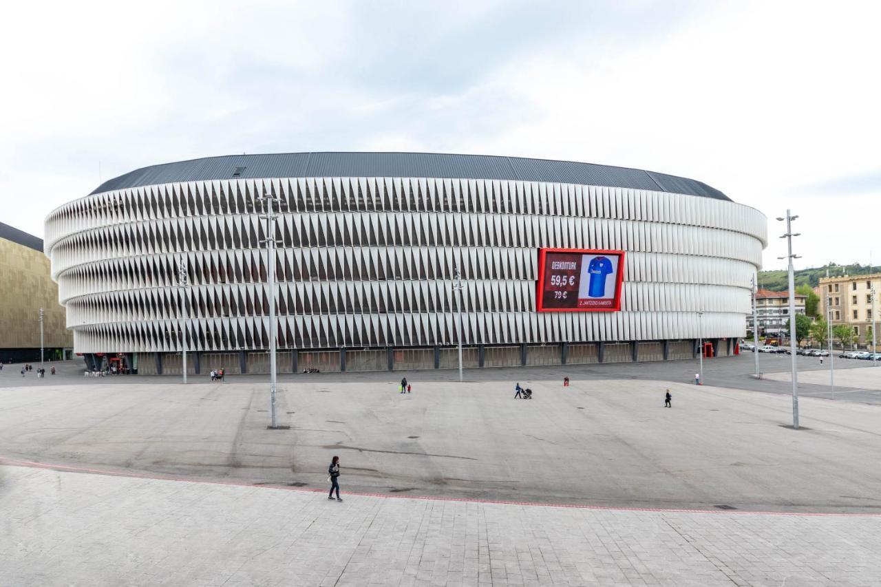 Apartamento Con Vistas Al Estadio San Mames Bilbao Exteriör bild